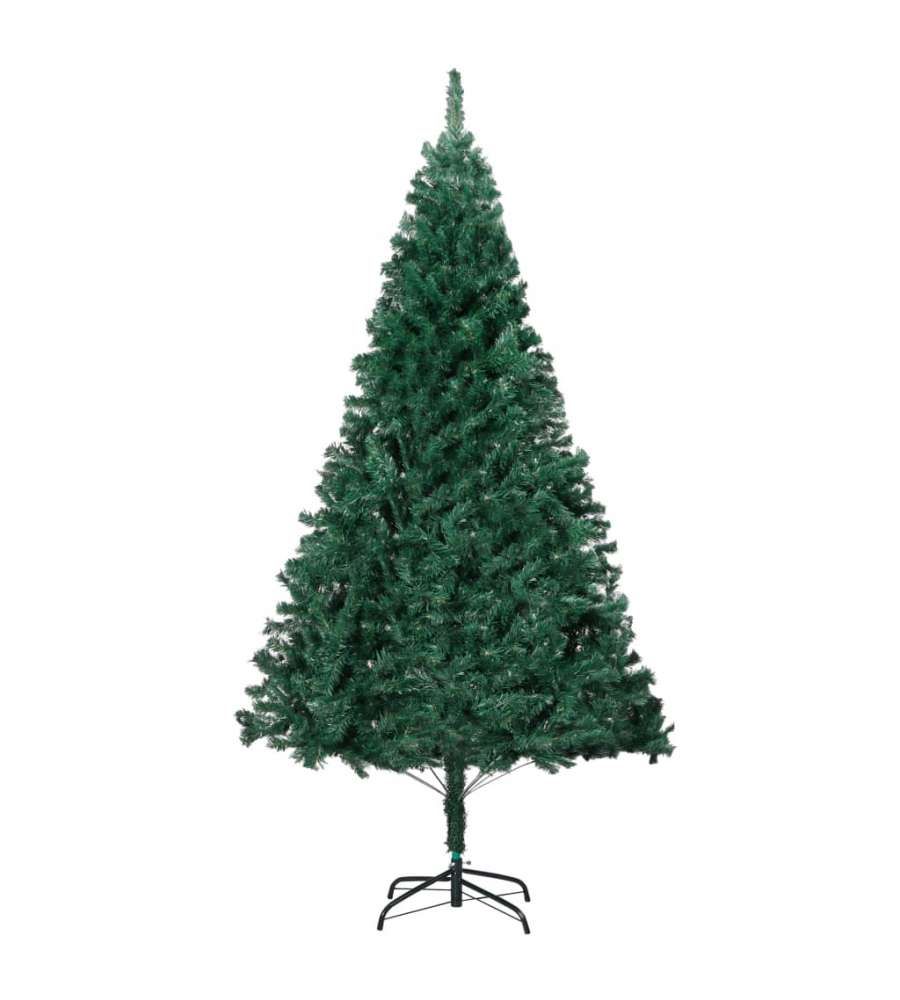 Albero di Natale Artificiale con Rami Folti Verde 150 cm PVC