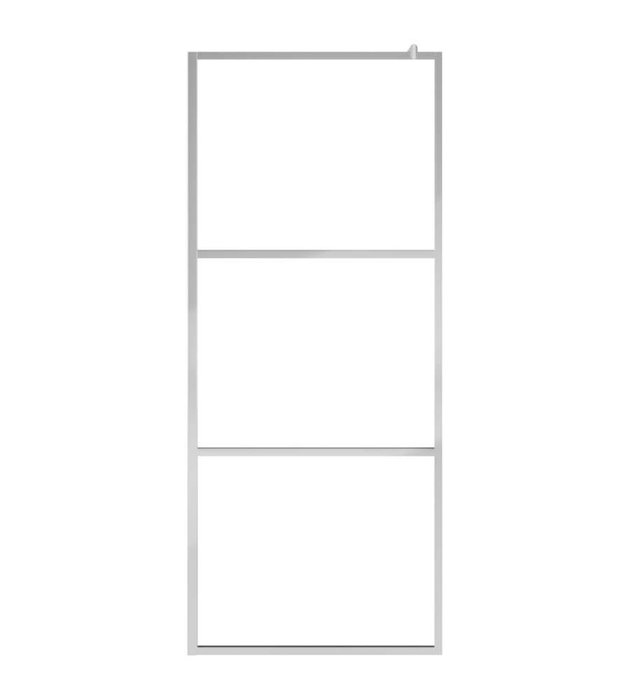 Parete per Doccia Walk-in in Vetro Smerigliato ESG 115x195 cm