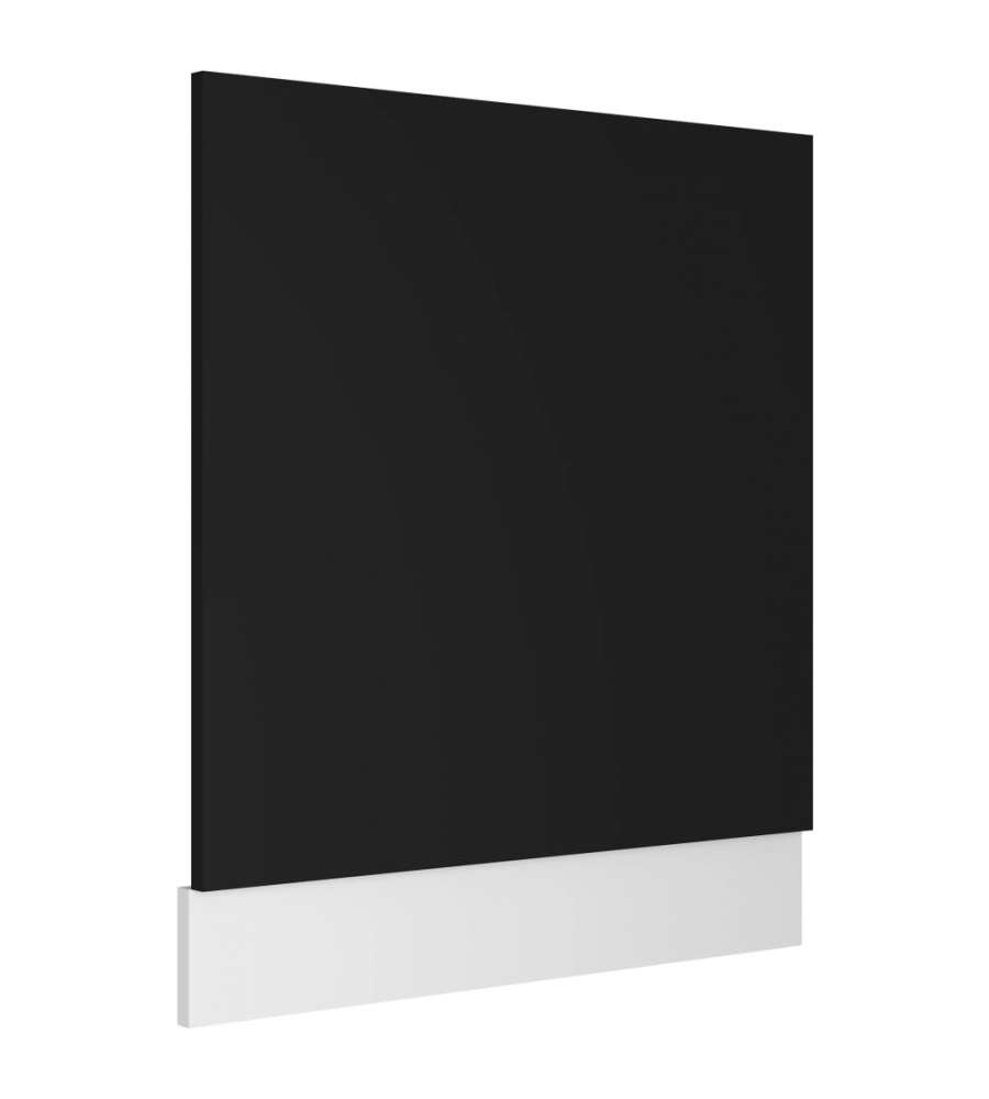 Pannello Lavastoviglie Nero 59,5x3x67 cm in Truciolato