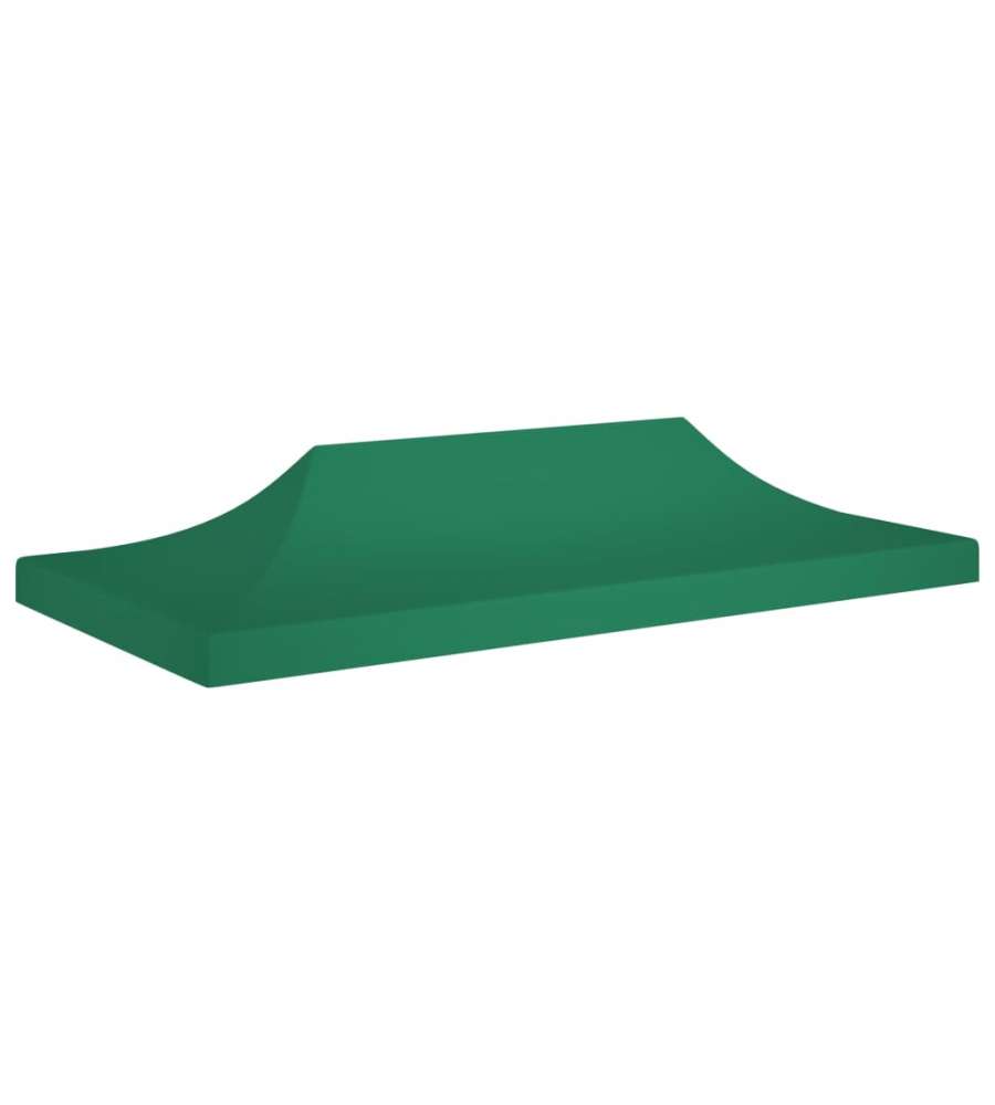 Tetto per Tendone per Feste 6x3 m Verde 270 g/mq