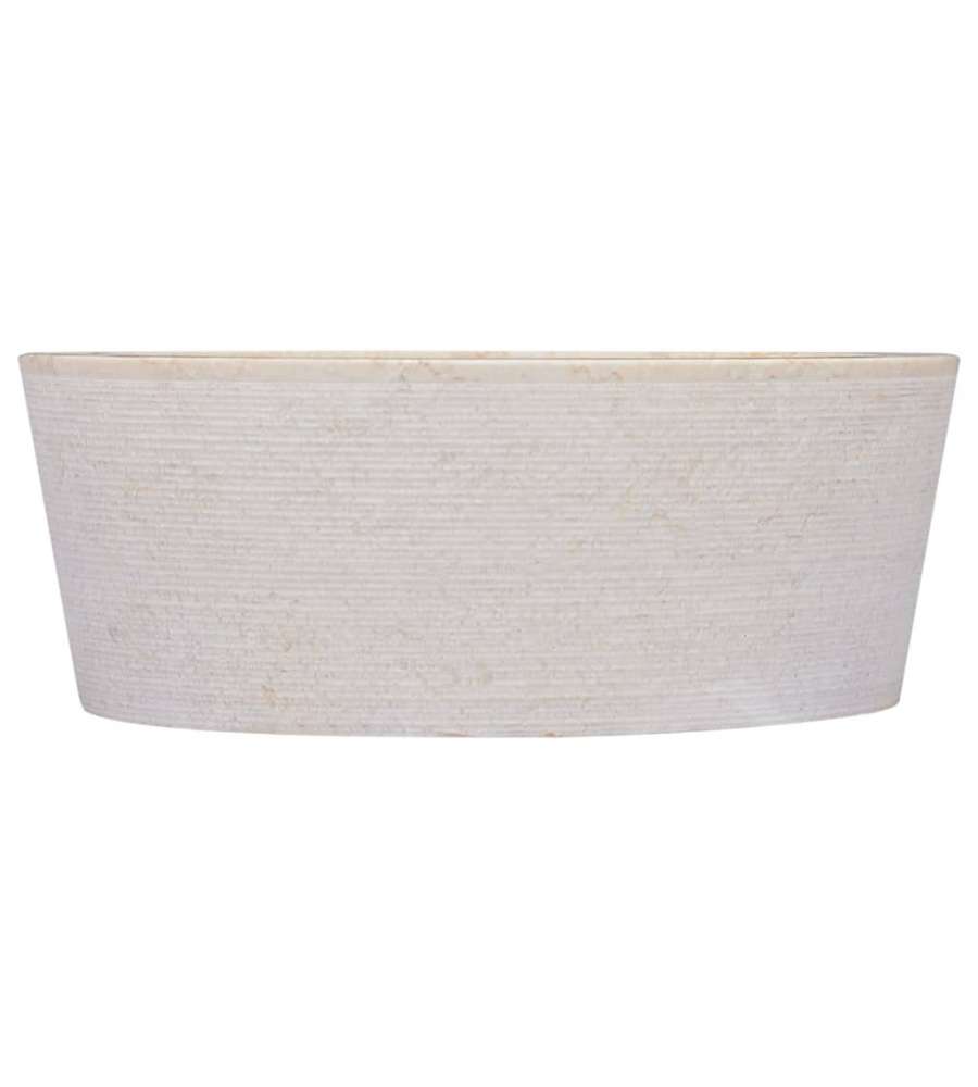 Lavandino Crema 40x15 cm in Marmo