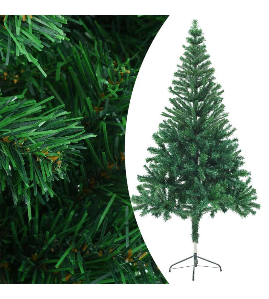 Set Albero Natale Artificiale con LED e Palline 150 cm 380 Rami