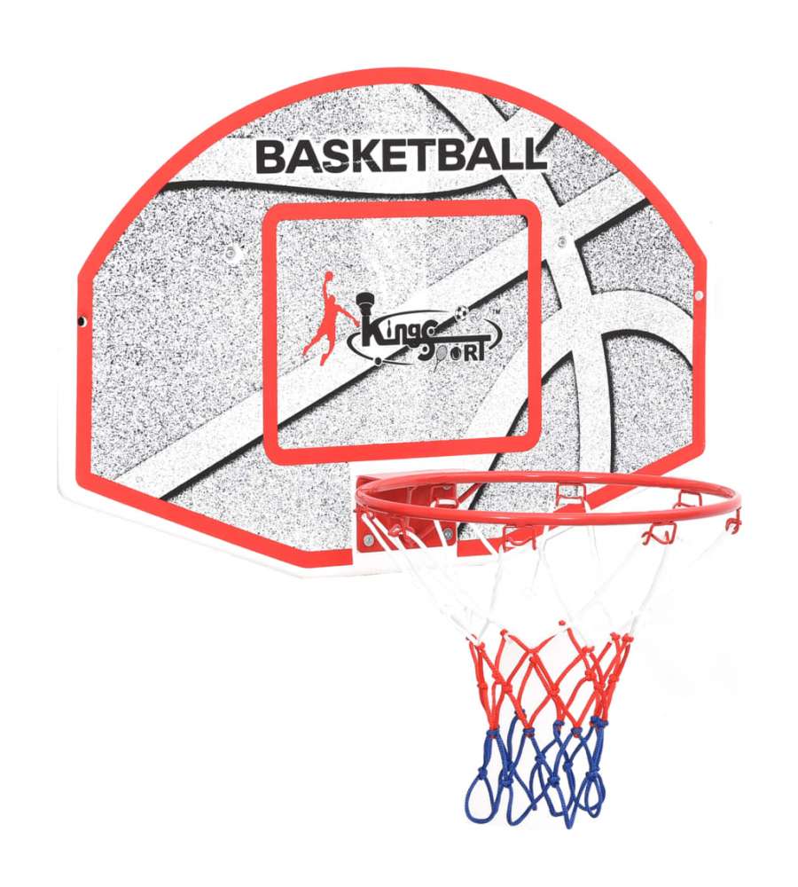 Set Canestro da Basket da Parete 66x44,5 cm