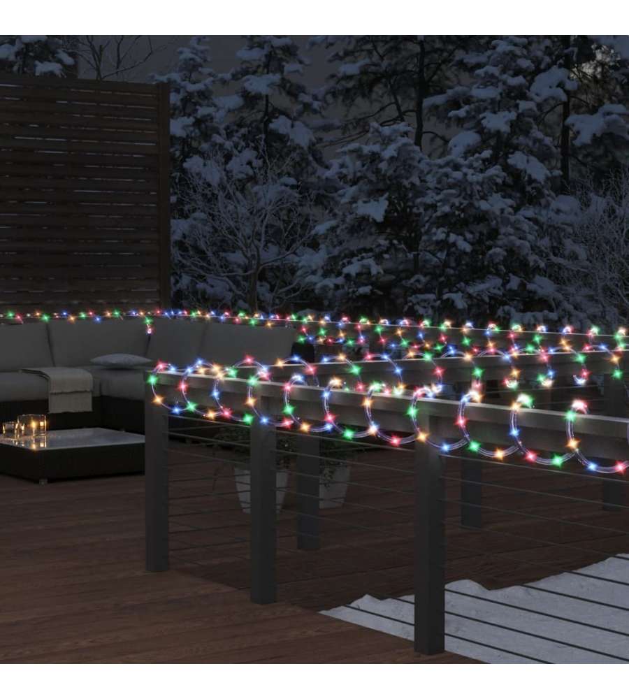 Stringa di Luci con 480 LED Multicolore 20 m in PVC