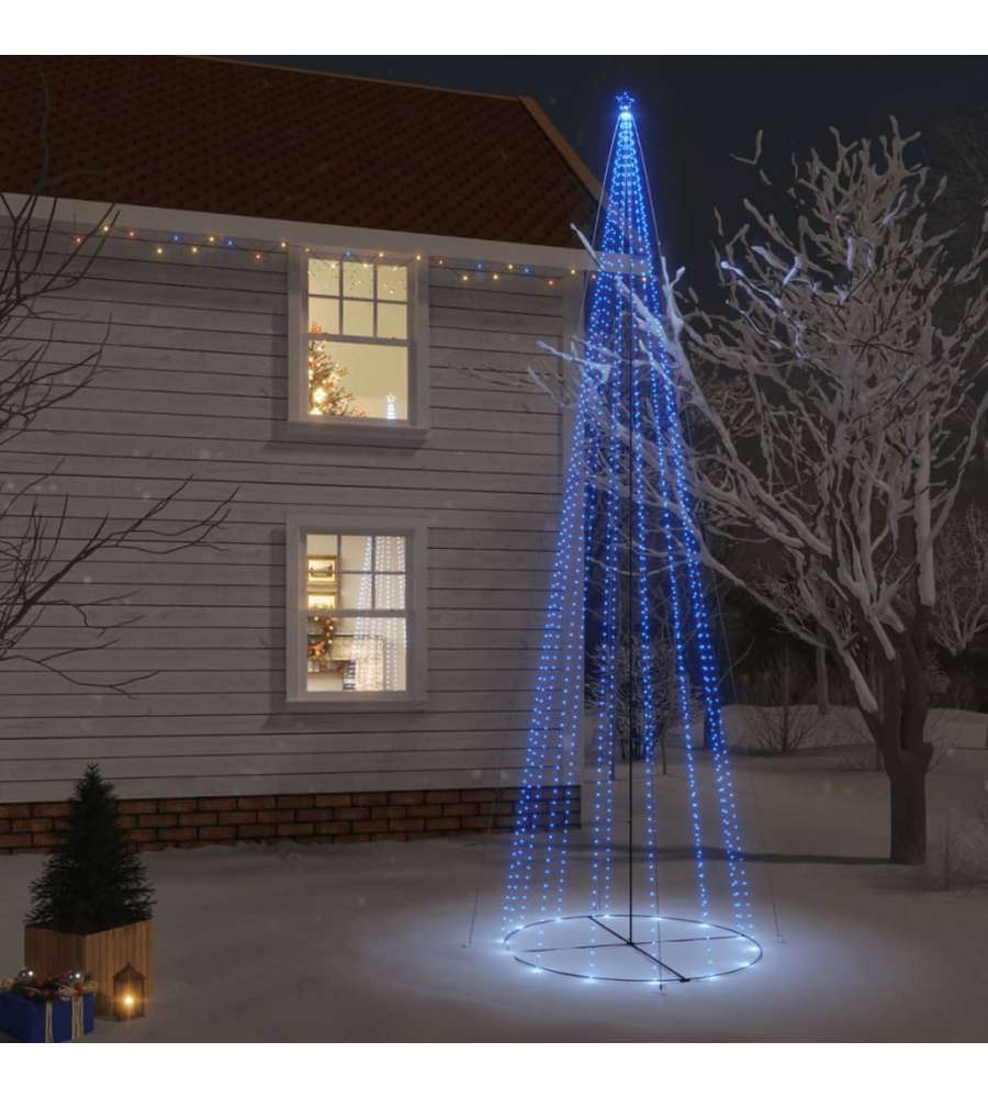 Albero di Natale a Cono Blu 1134 LED 230x800 cm