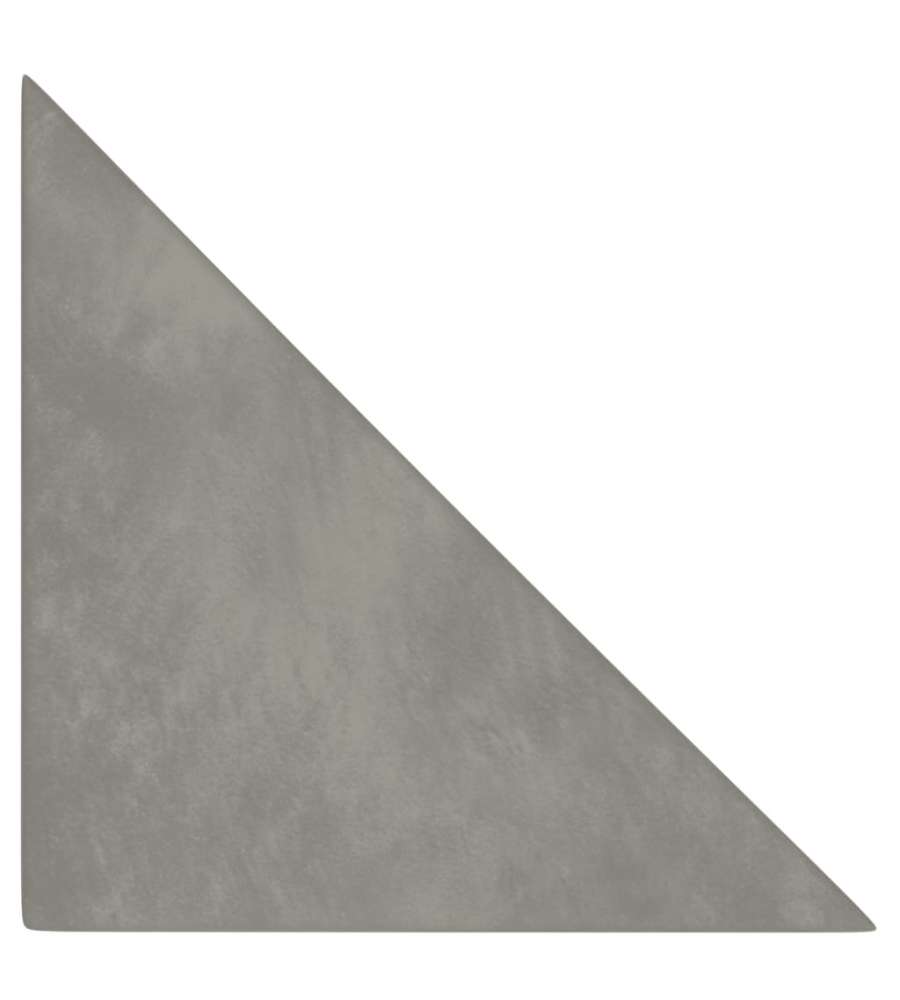 Pannelli Murali 12 pz Grigio Chiaro 30x30 cm in Velluto 0,54 mq