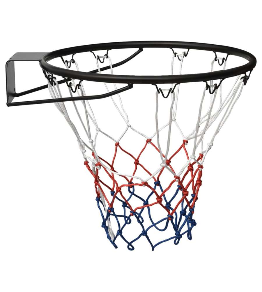 Canestro da Basket Nero 45 cm Acciaio