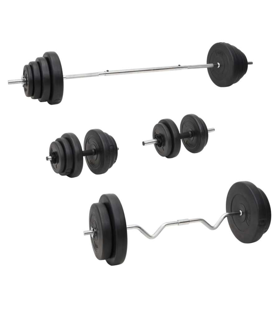 Set Bilanciere e Manubri con Dischi 120 kg