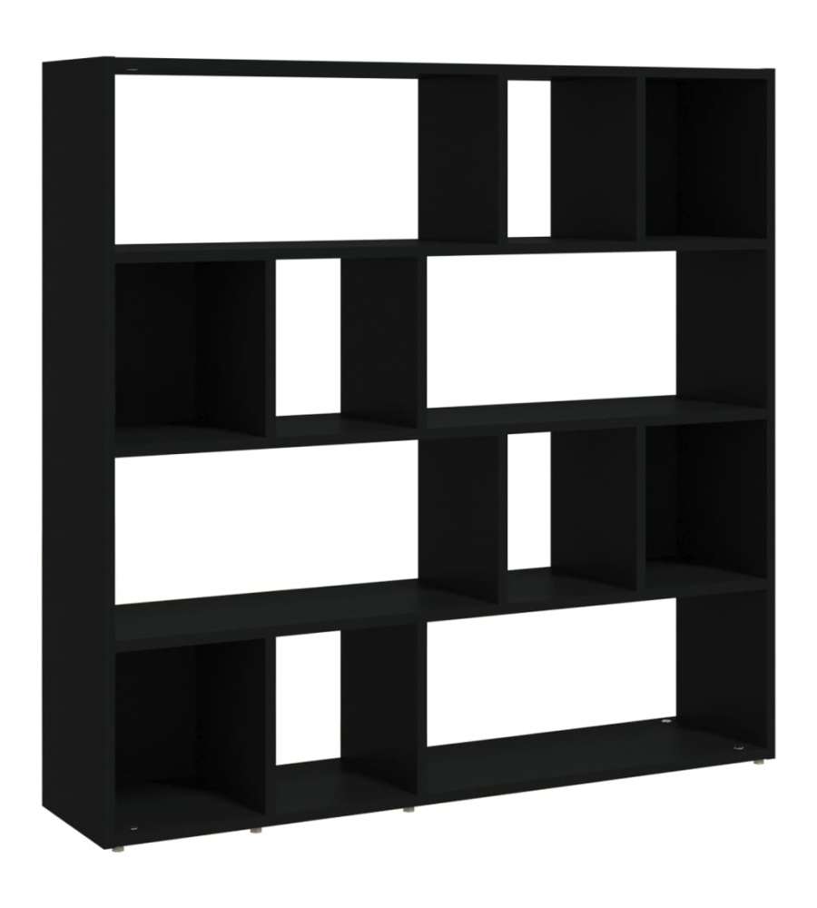 Libreria/Divisorio Nero 105x24x102 cm