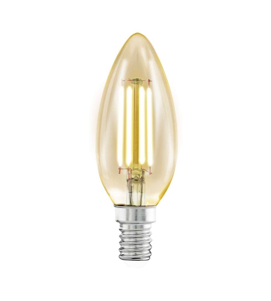 Lampadina A Oliva Vintage Ambrata E14 4W