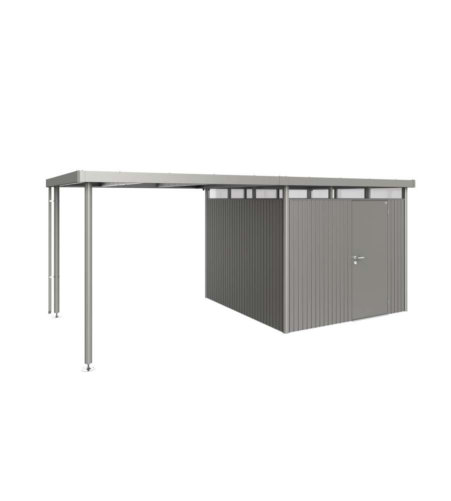 Tetto laterale casetta HighLine Misura H4 grigio quarzo metallizzato