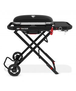 Weber Barbecue a Gas Traveler 2026 Pieghevole Nero 111 cm con Ruote