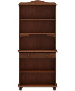 Credenza in Pino Massiccio 4 Ante e 2 Cassetti con Vetrine - Imbuya Domo Mea