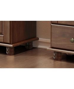 Credenza in Pino Massiccio 4 Ante e 2 Cassetti con Vetrine - Imbuya Domo Mea