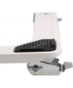 Carrellino da Trasporto Regolabile Bianco 435-630mm - Capacità 100kg