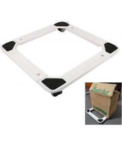 Carrellino da Trasporto Regolabile Bianco 435-630mm - Capacità 100kg