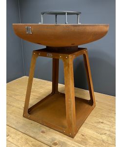 B&B Artigianato Italiano Design - Braciere in Acciaio Corten da 900mm