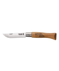 Opinel Coltello Classico Nichel N. 5 Manico Legno di Faggio 12 cm