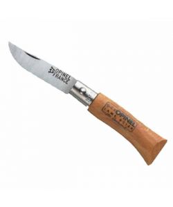 Opinel Coltello Classico Nichel N. 5 Manico Legno di Faggio 12 cm