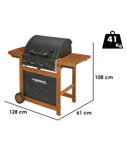 Campingaz Barbecue a gas Adelaide 3 Woody da esterno Nero Legno 3 bruciatori