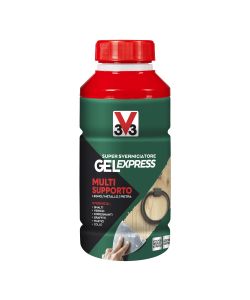 V33 Sverniciatore Gel Express Multisupporto 0,5 L - Formula Potenziata
