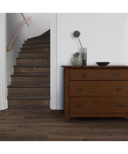 V33 Vernice per Legno Noce Scuro Brillante 500 ml - Protezione Mobili Interni