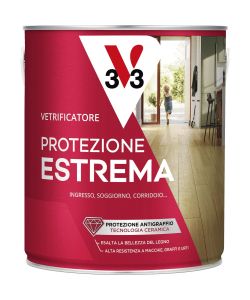 V33 Vetrificatore Parquet 2,5 lt Incolore Satinato Protezione Estrema