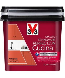 Smalto Rinnovare Cucina Arancione Satinato