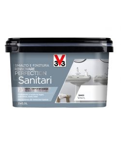 Smalto Rinnovare Perfection Sanitari Bianco 2x0,5lt