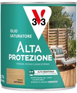 V33 - Saturatore per legno esterno 0,75 L - Alta protezione opaca