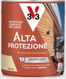 V33 Protettivo Completo per Legno BIO Incolore 2,5L Alta Protezione