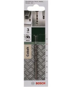 Bosch Punta Trapano HSS-CO 3 mm 135� 61 mm per Metallo Bronzo