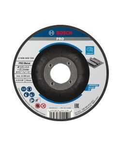 Bosch Disco da Taglio 115mm Acciaio Centro Depresso per Smerigliatrice