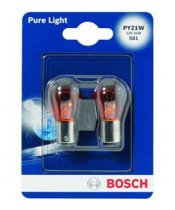 Bosch Lampadine per Luci di Direzione PY21W - Arancioni - 12V 21W