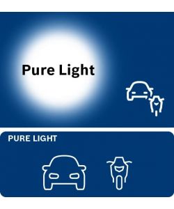 Bosch Lampadine Alogene R10W Pure Light 12V 10W - Confezione 2 Pezzi