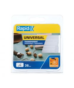Rapid Colla Stick Trasparente 7 mm - 36 pz Decorazioni e Riparazioni
