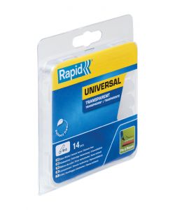 Rapid Colla Stick Universale Trasparente 125 g d.12 mm - 14 Stick