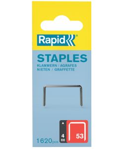 Rapid Graffe a Filo Fine 4 mm Acciaio Zincato - 1600 pezzi