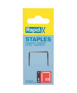 Rapid Graffe a Filo Fine 6 mm Acciaio Zincato - 1080 pezzi