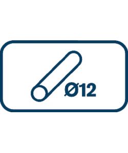 Rapid Colla Stick Trasparente Professionale 1 kg - d. 12 x 190 mm