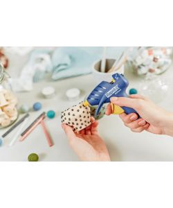 Rapid Pistola Colla a Caldo Senza Filo EG Point Blu 7mm - 80W