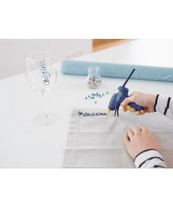 Rapid Pistola Colla a Caldo Senza Filo EG Point Blu 7mm - 80W