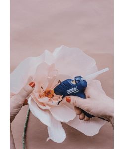 Rapid Pistola Colla a Caldo Senza Filo EG Point Blu 7mm - 80W