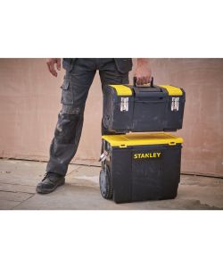 Stanley Cassetta da Lavoro Mobile 3-in-1 Nero 47,5x28,4x63 cm