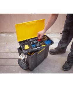 Stanley Cassetta da Lavoro Mobile 3-in-1 Nero 47,5x28,4x63 cm
