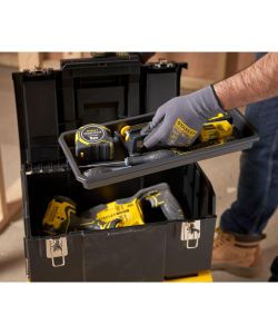 Stanley Cassetta da Lavoro Mobile 3-in-1 Nero 47,5x28,4x63 cm