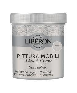 Lib�ron Pittura Mobili Grigio Chiaro 0.5 L a Base di Caseina Cremosa