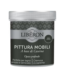 Lib�ron Pittura Mobili Caseina Nero Quarzo 0,5 L Alta Copertura