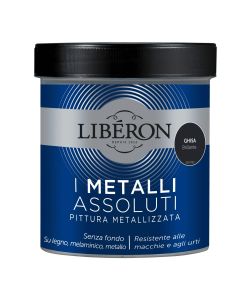 Lib�ron Pittura Metallizzata Ghisa Brillante 0,5 L - Decorazione Legno