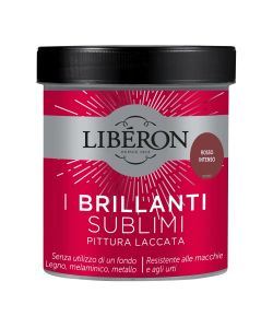 Lib�ron Pittura Laccata Rosso Intenso 0.5 L Alta Qualit� Facile Applicazione